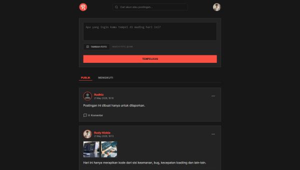 Mading Online Rudhiz Website