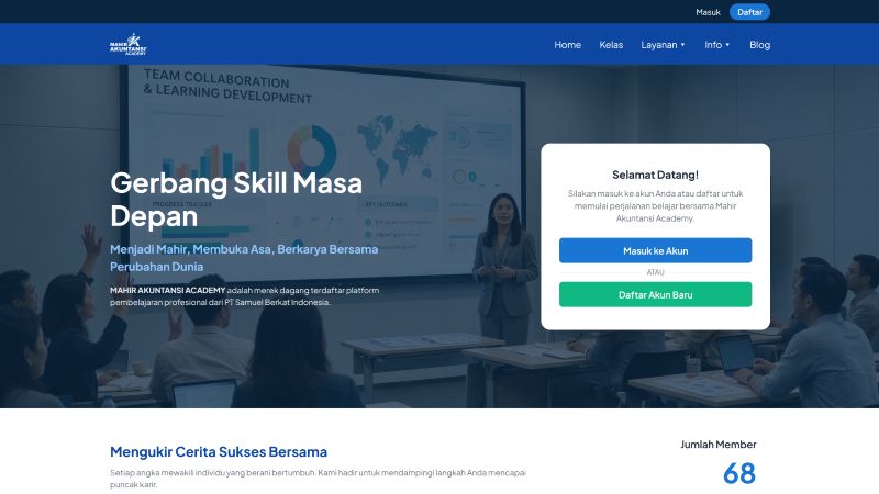 Website Mahir Akuntansi Academy